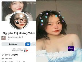 Hoàng Trâm xinh đẹp bú cu cực thích