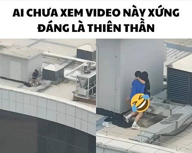 Trên sân thượng, họ địt nhau